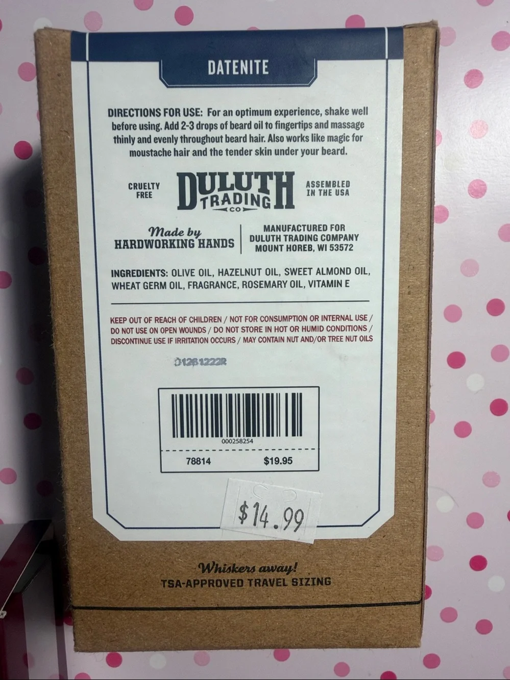 Beard Grooming Items - NWT